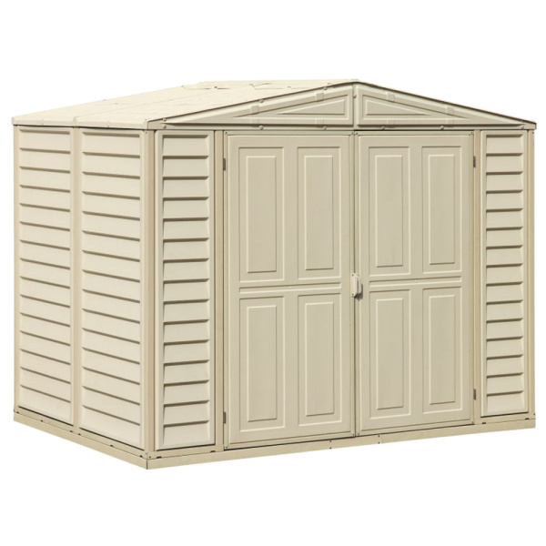 Сарай пластиковий DuraMate 240x163x186 см слонова кістка