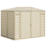 Сарай пластиковий DuraMate 240x163x186 см слонова кістка - Зображення 7