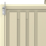 Сарай пластиковий DuraMate 240x163x186 см слонова кістка - Зображення 10