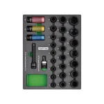 Набір ударних головок 1/2" 8-32мм 29од. (в ложементі, тип В) TOPTUL GEB2902
