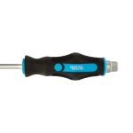 Викрутка ударна хрестова магнітна MASTERTOOL EXTERNAL HEX PH2х100 мм ручка з TPR покриттям 49-6210 - Зображення 4