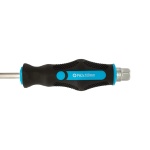 Викрутка ударна хрестова магнітна MASTERTOOL EXTERNAL HEX PH2х100 мм ручка з TPR покриттям 49-6210 - Зображення 5