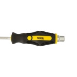 Викрутка ударна шліцева магнітна MASTERTOOL EXTERNAL HEX SL5х75 мм ручка з TPR покриттям 49-6575 - Зображення 4