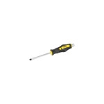 Викрутка ударна шліцева магнітна MASTERTOOL EXTERNAL HEX SL6х100 мм ручка з TPR покриттям 49-6610
