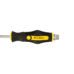 Викрутка ударна шліцева магнітна MASTERTOOL EXTERNAL HEX SL6х100 мм ручка з TPR покриттям 49-6610 - Зображення 5