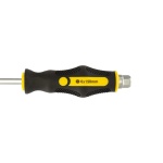 Викрутка ударна шліцева магнітна MASTERTOOL EXTERNAL HEX SL6х150 мм ручка з TPR покриттям 49-6615 - Зображення 5