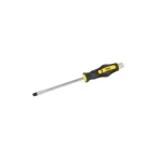 Викрутка ударна шліцева магнітна MASTERTOOL EXTERNAL HEX SL8х150 мм ручка з TPR покриттям 49-6815