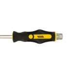 Викрутка ударна шліцева магнітна MASTERTOOL EXTERNAL HEX SL8х150 мм ручка з TPR покриттям 49-6815 - Зображення 4