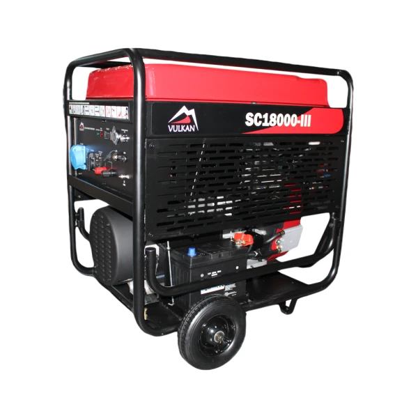 VULKAN Генераторна установка SC18000-III 1ф 15 кВт, ел.старт, бак-60л, кнопка