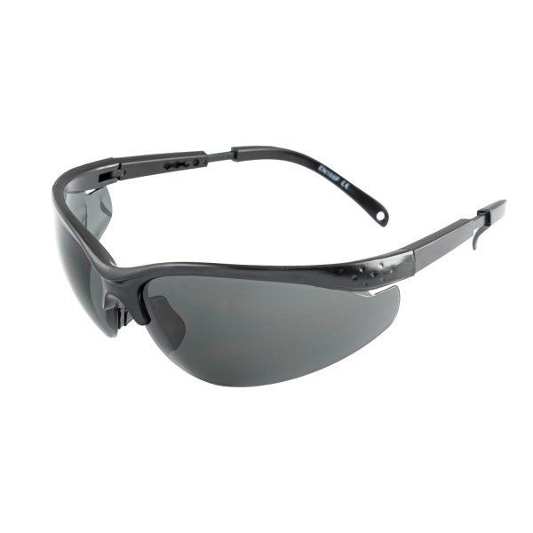 Окуляри відкриті MASTERTOOL SPORTLINE GREY захист від подряпин ANTI-SCRATCH регульовані дужки 82-0001