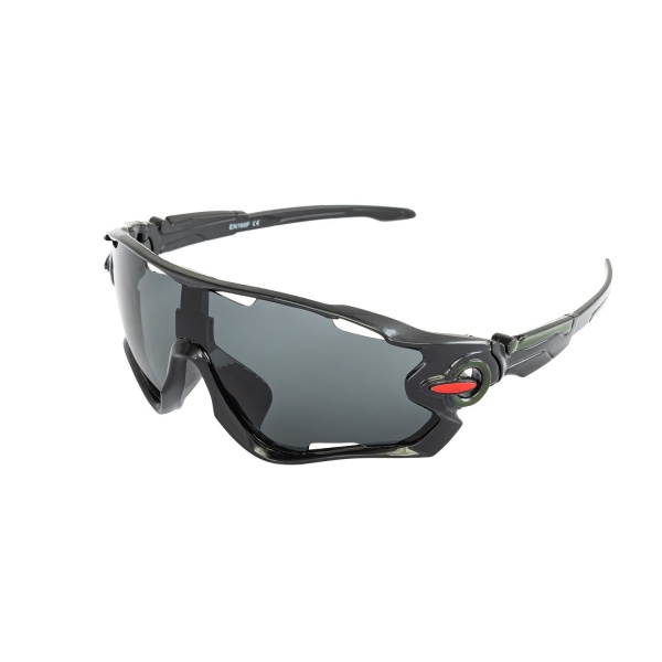Окуляри відкриті MASTERTOOL SPORTLINE BLACK панорамна лінза захист від подряпин ANTI-SCRATCH 82-0006