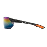 Окуляри відкриті MASTERTOOL SPORTLINE REVO панорамна лінза напівоправа захист від подряпин ANTI-SCRATCH протиковзкі дужки 82-0009 - Зображення 2