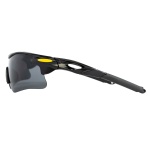 Окуляри відкриті MASTERTOOL SPORTLINE GREY панорамна лінза напівоправа протиковзкі дужки 82-0010 - Зображення 2