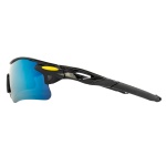 Окуляри відкриті MASTERTOOL SPORTLINE GOLD MIRROR панорамна лінза напівоправа протиковзкі дужки 82-0012 - Зображення 2