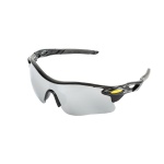 Окуляри відкриті MASTERTOOL SPORTLINE SILVER MIRROR панорамна лінза напівоправа протиковзкі дужки 82-0013