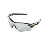 Окуляри відкриті MASTERTOOL SPORTLINE SILVER MIRROR панорамна лінза напівоправа протиковзкі дужки 82-0013