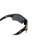Окуляри відкриті MASTERTOOL SPORTLINE SILVER MIRROR панорамна лінза напівоправа протиковзкі дужки 82-0013 - Зображення 3
