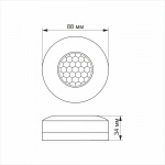 Датчик руху та освітленості VIDEX VL-SPC12B 220V 1200W інфрачервоний - Зображення 3