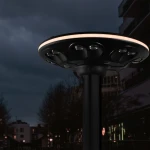 LED світильник автономний парковий IP54 VIDEX 1400Lm Сенсорний - Зображення 9