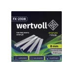 Скоби загартовані для пневмостеплера WERTVOLL тип 80 8 мм/12.8х0.95 мм 21000 шт FX-2308 - Зображення 2