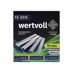 Скоби загартовані для пневмостеплера WERTVOLL тип 80 10 мм/12.8х0.95 мм 18000 шт FX-2310 - Зображення 2