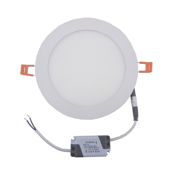Світильник врізний LED Round Downlight 12W-220V-850L-4000K Alum TNSy