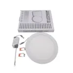 Світильник врізний LED Round Downlight 18W-220V-1300L-4000K Alum TNSy - Зображення 3