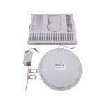 Світильник врізний LED Round Downlight 18W-220V-1300L-4000K Alum TNSy - Зображення 4