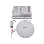 Світильник врізний LED Round Downlight 18W-220V-1300L-4000K Alum TNSy - Зображення 4