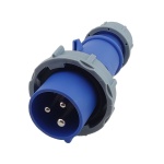 Вилка 0132 PRO переносна 2Р+PЕ 16А 220В IP67