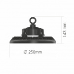 LED світильник висотний ХайБей VIDEX 100W 5000K 18000Lm Чорний - Зображення 4