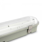 LED світильник IP65 лінійний під лампу 2хТ8 VIDEX 0,6М 220V - Зображення 4