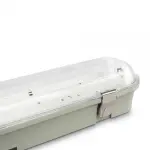 LED світильник IP65 лінійний під лампу 2хТ8 VIDEX 0,6М 220V - Зображення 4