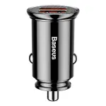 Автомобільний зарядний пристрій Baseus Circular Plastic A+A 30W Dual QC3.0 Чорний (CCALL-YD01) - Зображення 5