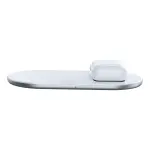Беспроводное зарядное устройство Baseus Simple 18W 2 in 1 Белый (WXJK-02) - Зображення 5