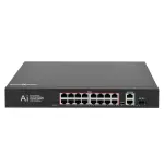 Комутатор мережевий POE GV-010-D-16+2 PG+1 SFP - Зображення 2