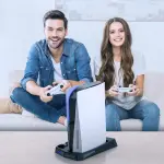 Вертикальна підставка для Sony PlayStation PS5 із відділенням під диски - Зображення 5