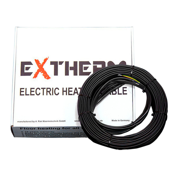 Нагрівальний кабель двожильний Extherm ETС ECO 20-300