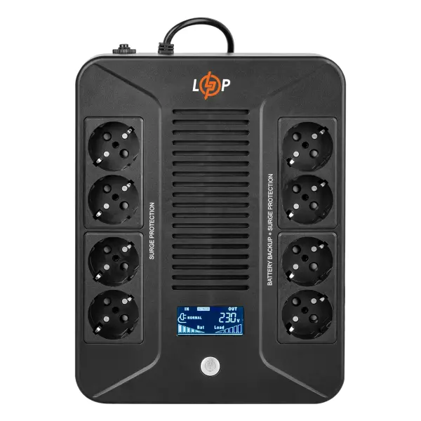 Лінійно-інтерактивне ДБЖ LP-600VA-8PS (360Вт)