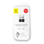 Перехідник Baseus Female Type-C to USB Чорний (CAAOTG-01) - Зображення 8