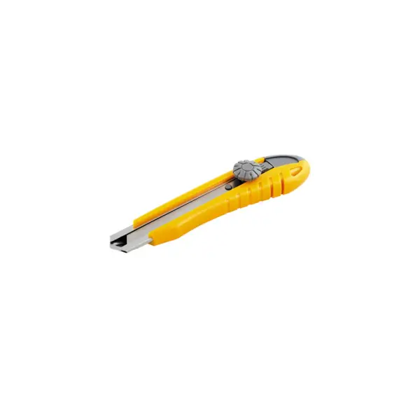 Ніж MASTERTOOL 18 мм ABS пластик з металевою направляючої гвинтовий замок 3 леза 17-0102