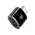 Перехідник Baseus USB Female to Type-C Male Чорний (CATOTG-01)