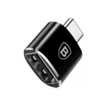 Перехідник Baseus USB Female to Type-C Male Чорний (CATOTG-01)