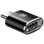Перехідник Baseus USB Female to Type-C Male Чорний (CATOTG-01) - Зображення 2
