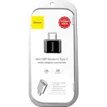 Перехідник Baseus USB Female to Type-C Male Чорний (CATOTG-01) - Зображення 3