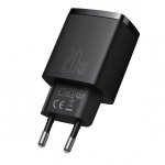 Зарядний пристрій Baseus Compact Quick Charger USB+Type-C 20W Чорний (CCXJ-B01) - Зображення 3