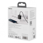 Зарядний пристрій Baseus Compact Quick Charger USB+Type-C 20W Чорний (CCXJ-B01) - Зображення 6