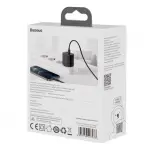 Зарядний пристрій Baseus Compact Quick Charger USB+Type-C 20W Чорний (CCXJ-B01) - Зображення 6