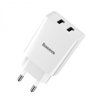 Зарядний пристрій Baseus Speed Mini Dual USB 10.5W Білий (CCFS-R02) - Зображення 3