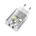 Зарядний пристрій Baseus Speed Mini Dual USB 10.5W Білий (CCFS-R02) - Зображення 6